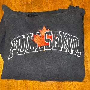 Nelk Fullsend Maple Leaf hoodie black